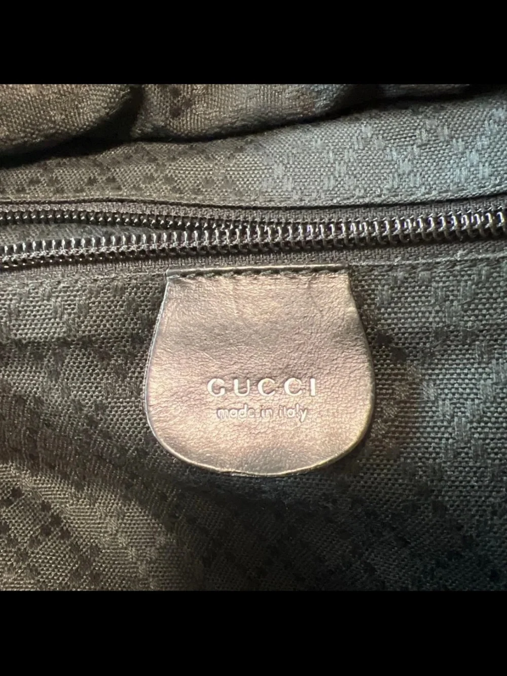 Gucci Black Men's Duffel Bag with Shoulder Strap